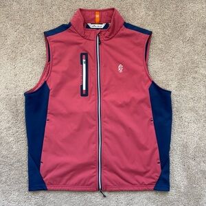Peter Millar Crown Sport Hyperlight Fuse Elite Hybrid Golf Vest Men Size L